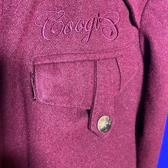 EUC Coogi Wool Blend Coat - Picture 2 of 6